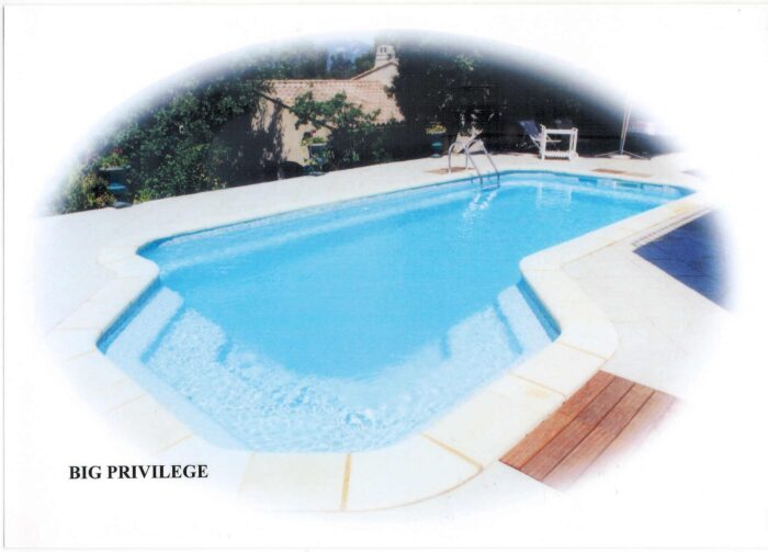 Piscina amb banc Big Pool Privilege B