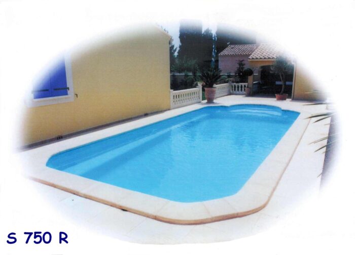 Piscina clàssica S750R (7,50×3,45m)