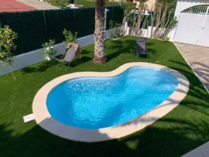 piscina de poliester en tres días